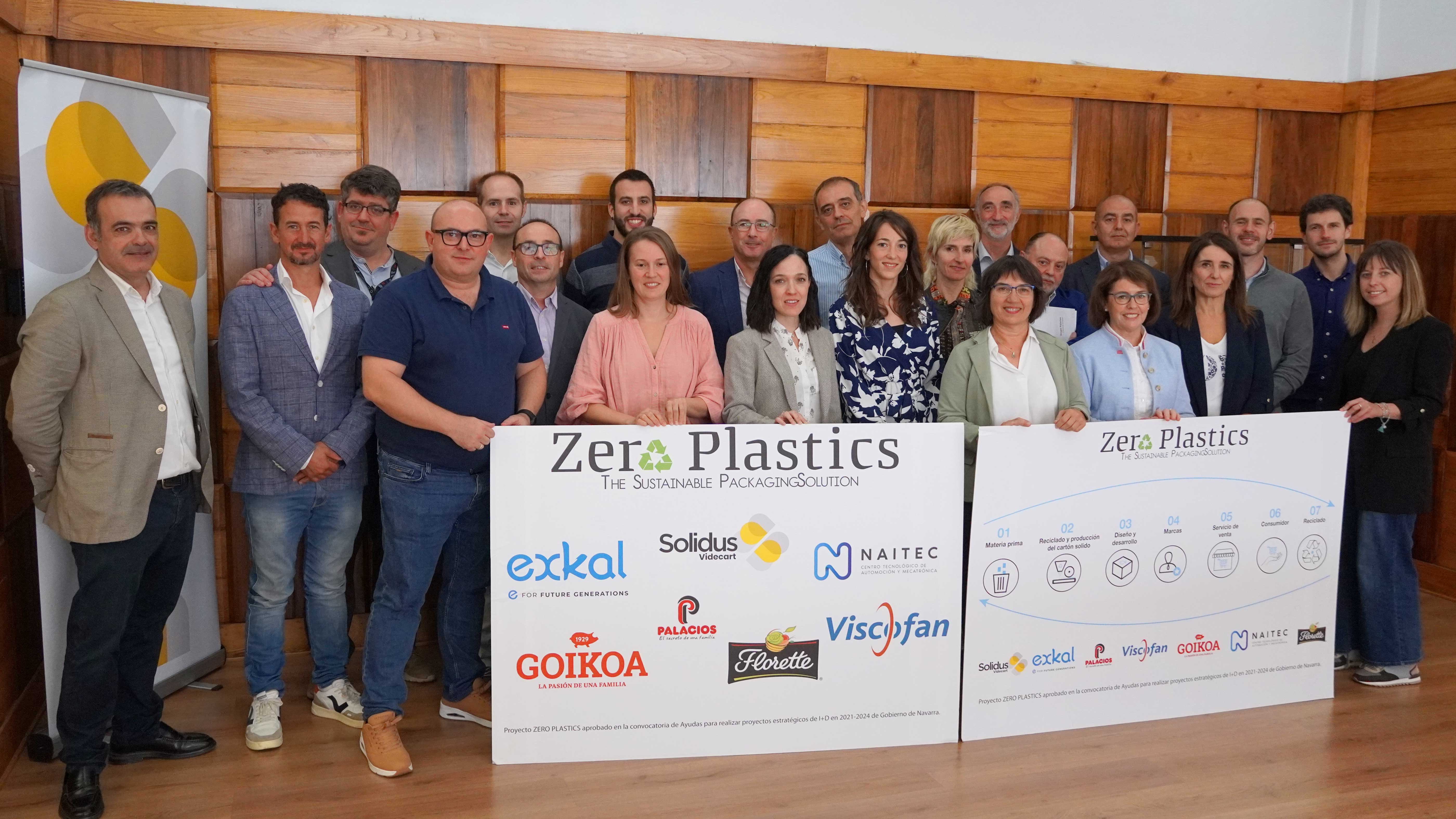Miembros del consorcio del proyecto Zero Plastic, durante la presentación de los resultados.