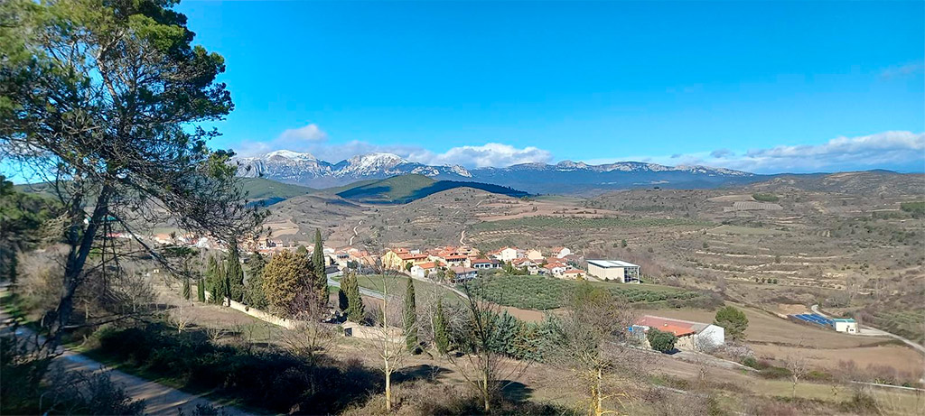 Vista de Bargota, una de las tres localidades beneficiarias de esta convocatoria de ayudas para promocionar el comercio rural.