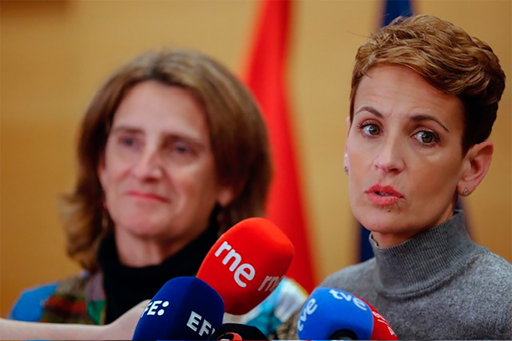 Reunión de la Presidenta Chivite con la vicepresidenta Ribera.