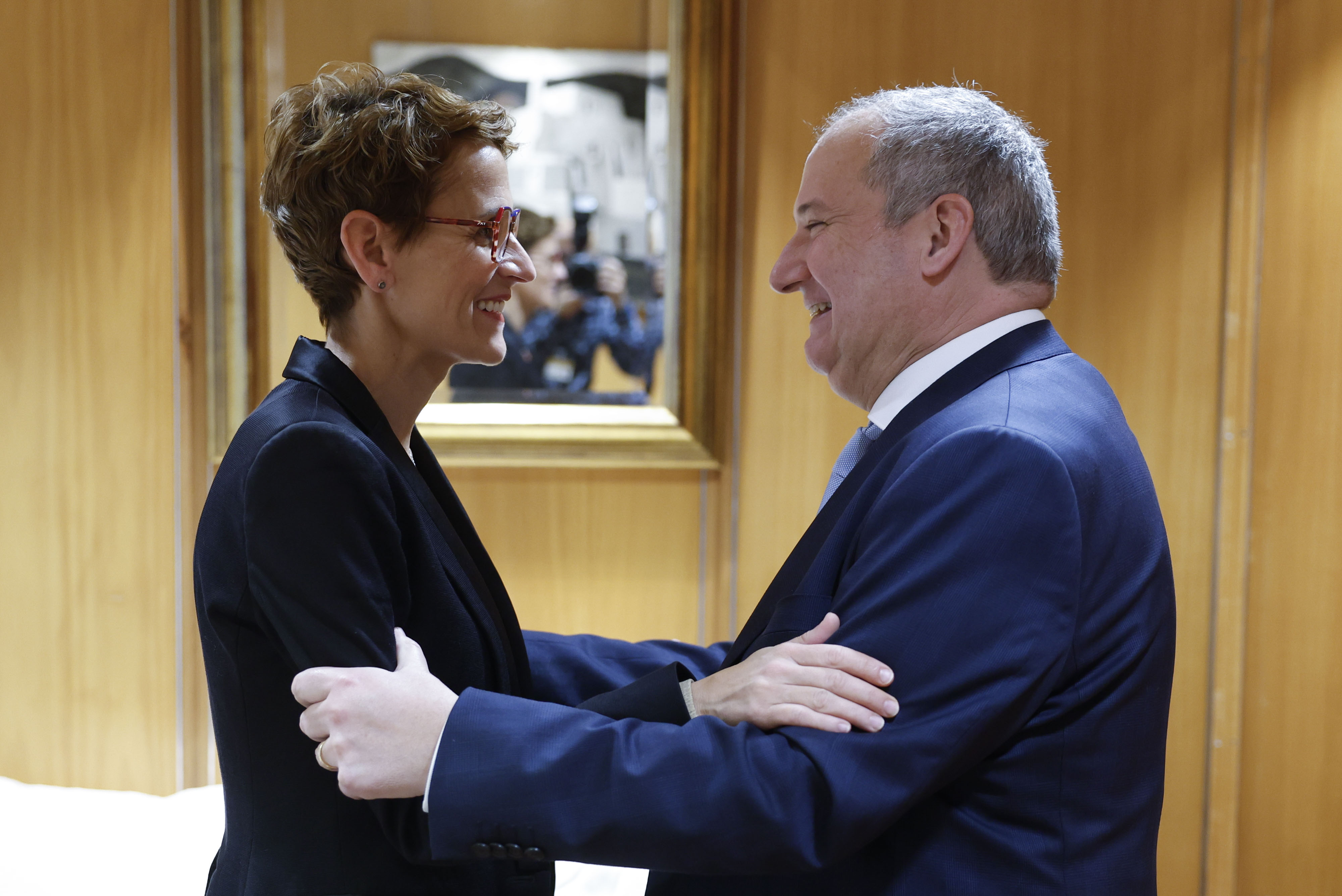 María Chivite y el ministro Jordi Hereu i Boher han mantenido una reunión en Madrid.