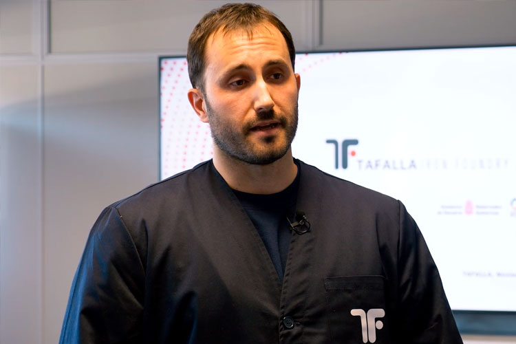 Íñigo Fresán, ingeniero de programación de mantenimiento en Tafalla Iron Foundry
