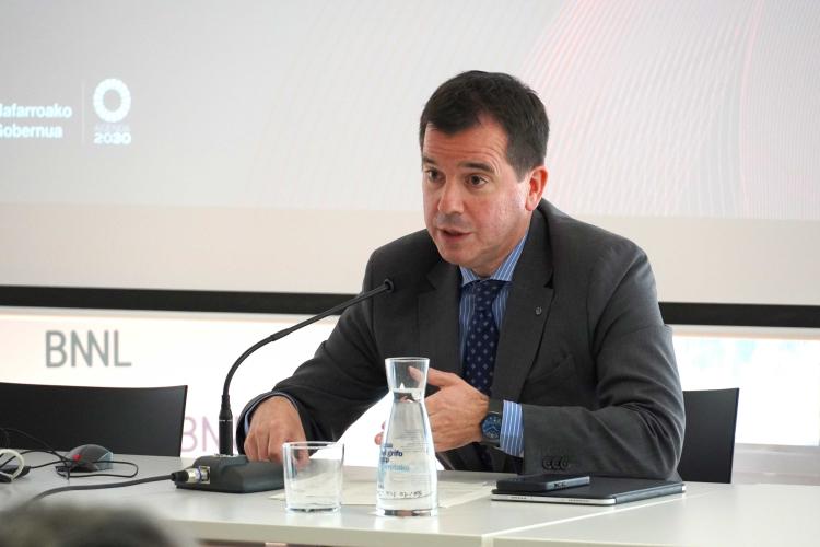 El consejero Irujo, en una jornada sobre CAE (Certificado de Ahorro Energético)