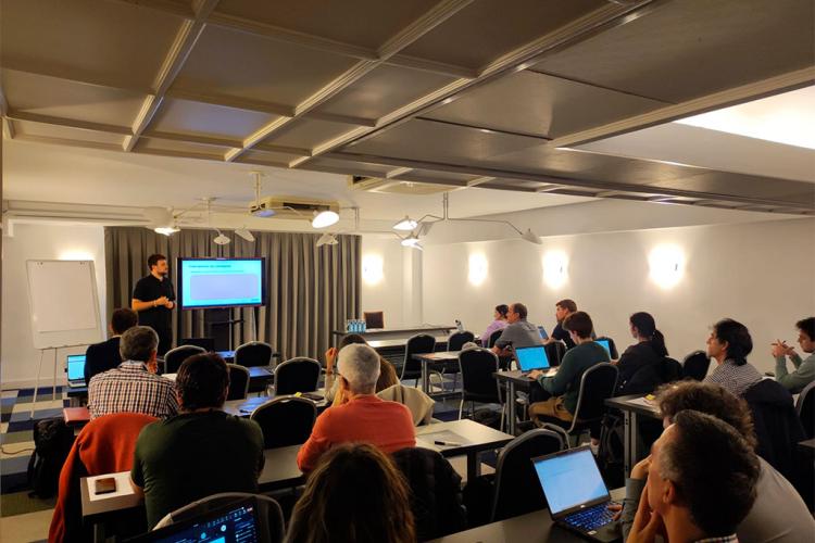 Asistentes a la inauguración de la quinta edición del Laboratorio de Ciencia de Datos