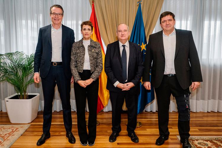 De izquierda a derecha Prenzel, Chivite, Hereu y Ulrich