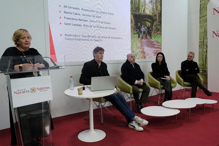 Ponentes de la mesa redonda “¿Qué es para ti un turismo innovador en Navarra?”