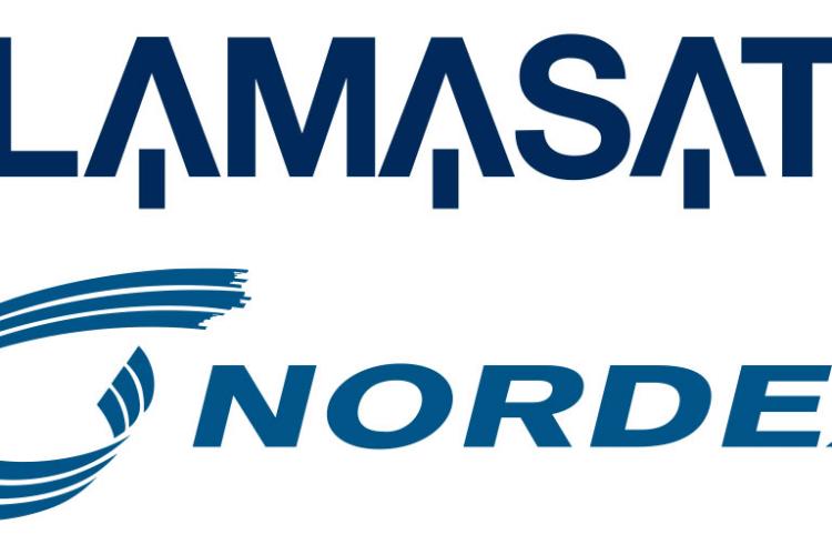 Logotipos de Flamasats y Nordex