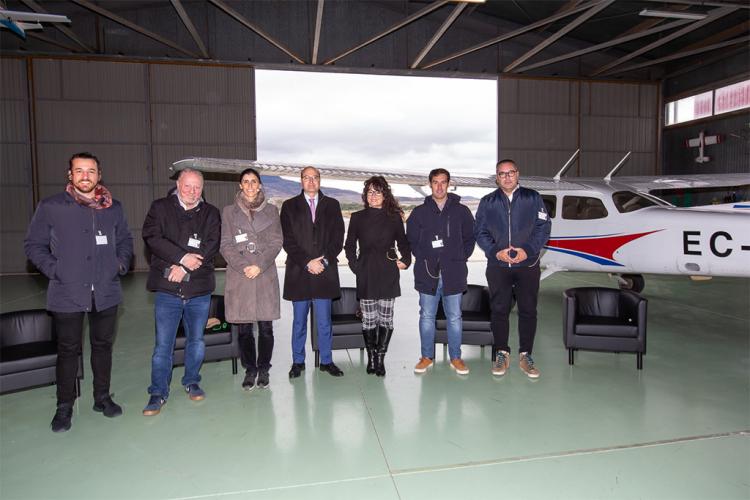 De izda. a dcha., Vidorreta, Larumbe, Monreal, Fernández Valdivielso, Galindo, Fernández y Cantalapiedra. (Foto: Víctor Ruiz)