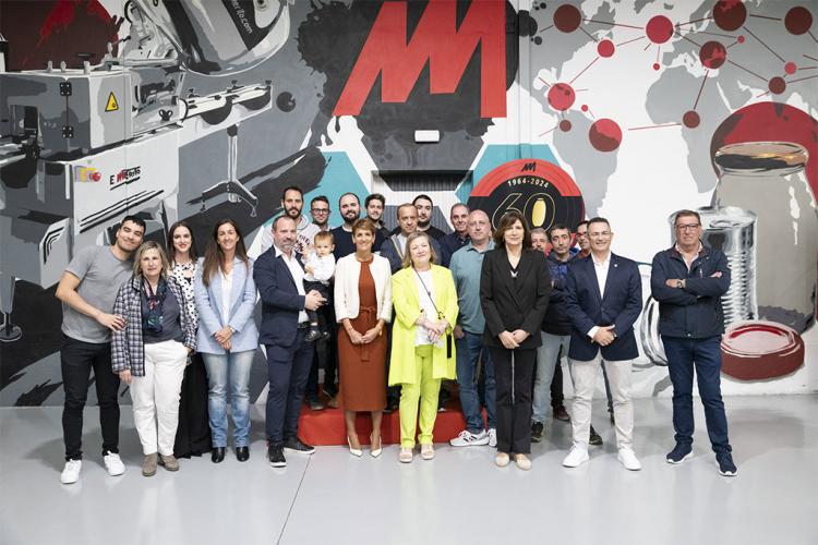 La Presidenta Chivite ha visitado la empresa Emérito de Mendavia por su 60 aniversario