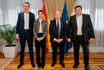 De izquierda a derecha Prenzel, Chivite, Hereu y Ulrich