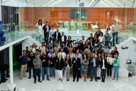 Participantes en el acto de despedida