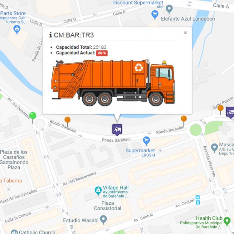 IoSensWaste – Gestión eficiente de recogida de residuos urbanos. (Plataforma + Sensor)